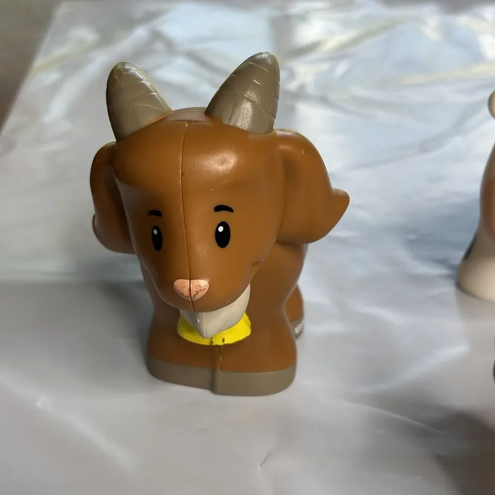 Fisher-Price Little People Farm Animal Figures Lot Cow Dog Sheep‎ Zebra Goat Toy